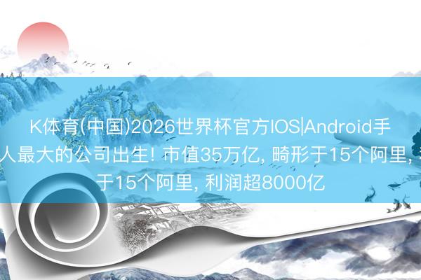 K体育(中国)2026世界杯官方IOS|Android手机app下载 各人最大的公司出生! 市值35万亿， 畸形于15个阿里， 利润超8000亿