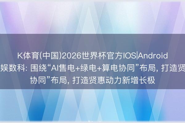 K体育(中国)2026世界杯官方IOS|Android手机app下载 天娱数科: 围绕“AI售电+绿电+算电协同”布局， 打造贤惠动力新增长极